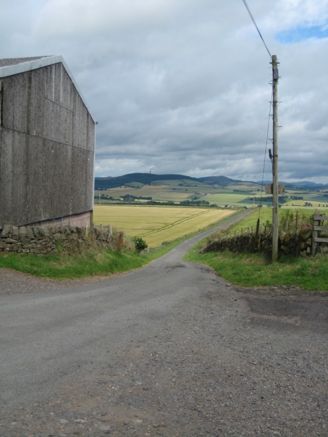 A dramatic view from one of two farms we stayed at  in St. Andrews. 